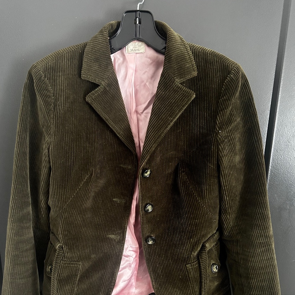 corduroy Green blazer
